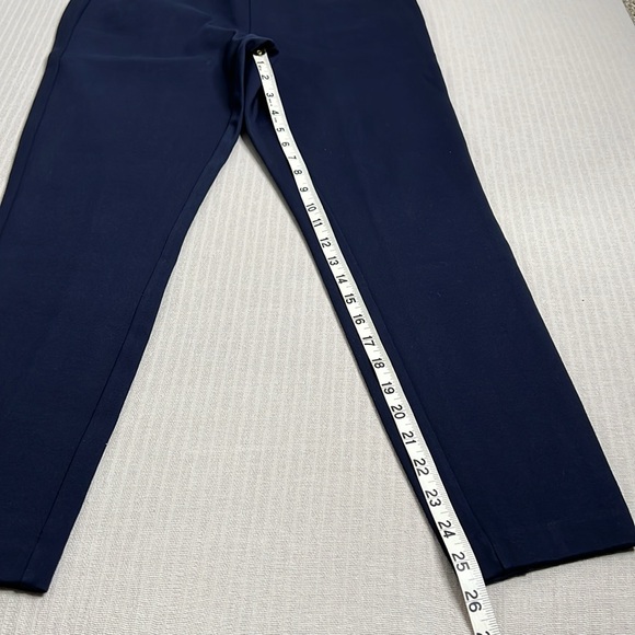 J.Crew Black Label Pixie Ponte Stretch Pants Size L NWT Navy Blue - Picture 8 of 12
